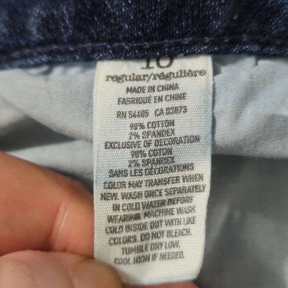 American Eagle Outfitters Jeans Women's Size 10 Blue Stretch Flare Artist - Picture 14 of 16